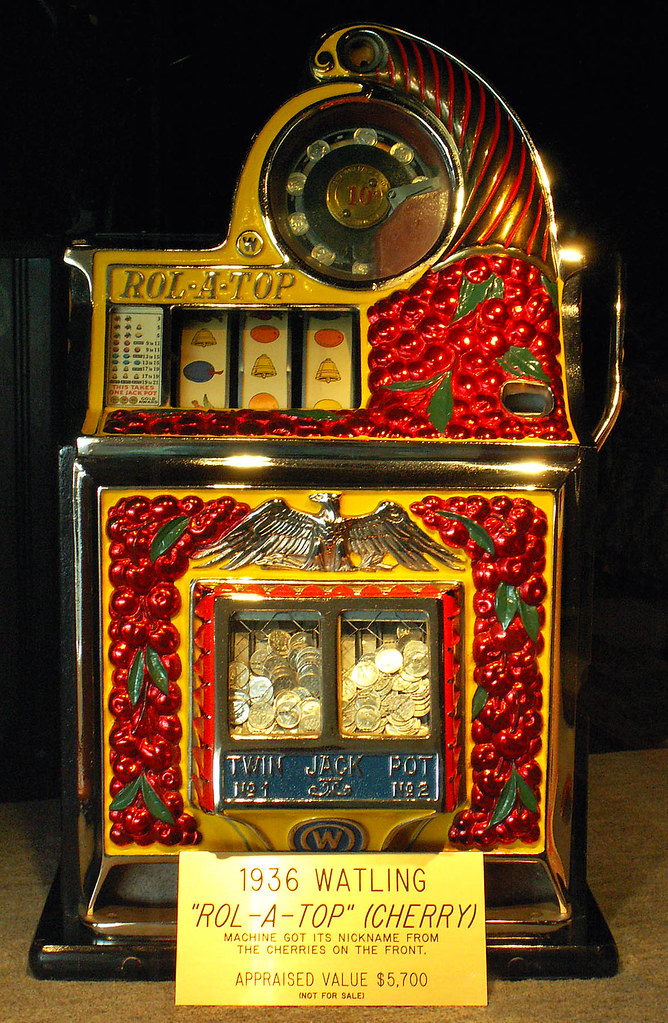 1936 Watling "Rol-a-top" Cherry, Antique Slot Machine - Flickr