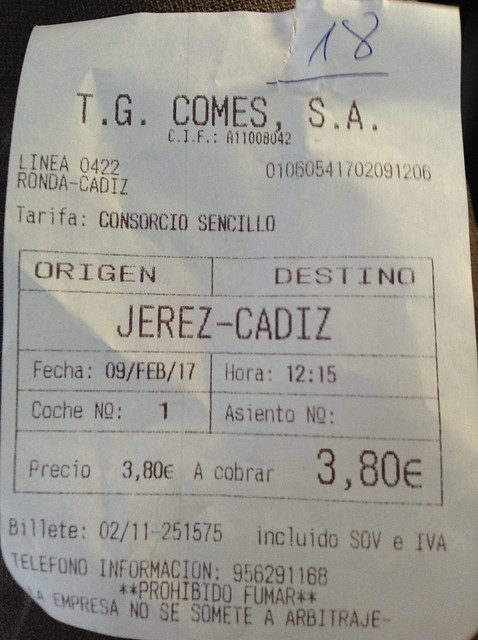 Jerez - Cadiz 3.8 Eur