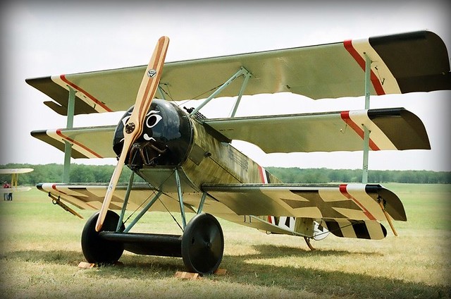 WW1 Fokker Dr. 1 tri-wing | Taken at the Old Kingsbury Aerod… | Flickr