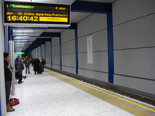 Heathrow T5 - tube station