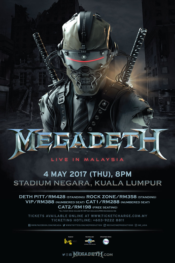 Konsert Megadeth Live In Malaysia