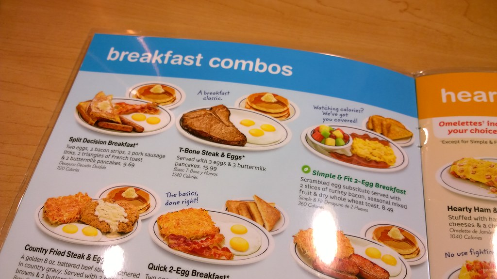 iHop menu: Split Decision Breakfast for me! | textlad | Flickr