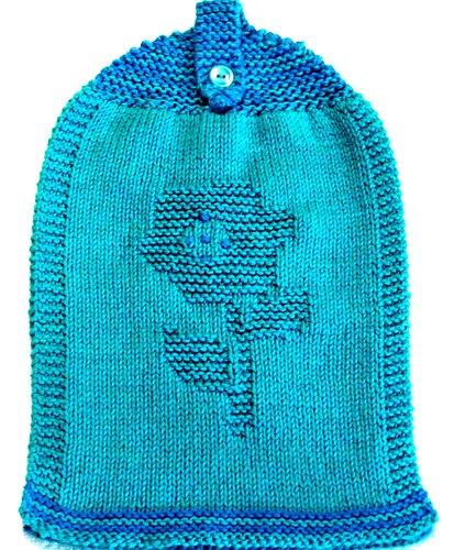 Knitting Pattern - Flower Hanging Hand Towel | This ...