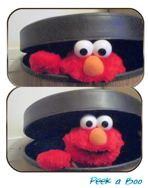 personalized peek a boo elmo