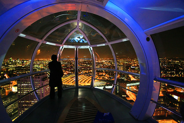 Inside the London Eye | As the title suggests, this one is ...