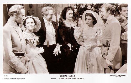 Leslie Howard, Olivia De Havilland and Vivien Leigh in Gone with the wind (1939)