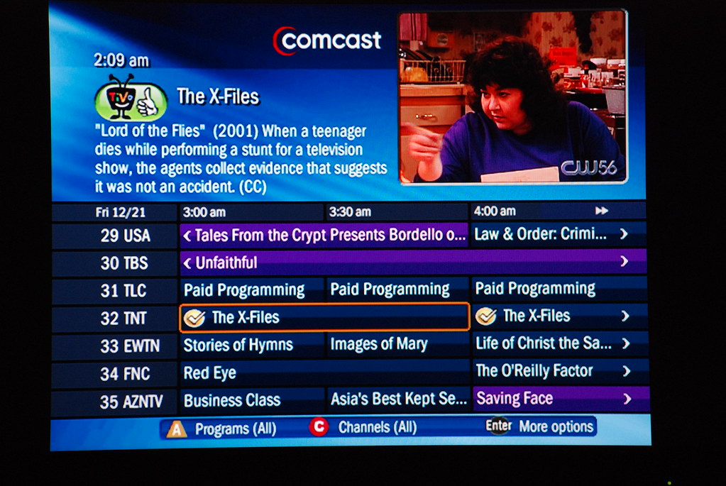 Comcast TiVo DVR - Scheduled Recordings in Guide | On the ne… | Flickr