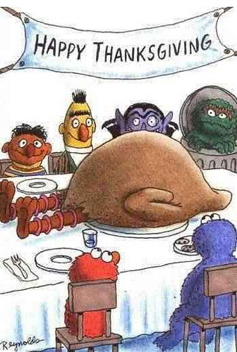 Image result for big bird thanksgiving
