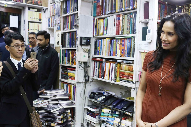 City Moment – An Evening in the Life of Authors  Padma Lakshmi and Sheela Reddy, Bahrisons Booksellers, Khan Market