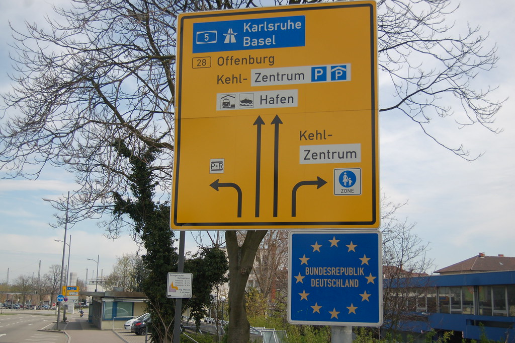 Welcome to Germany | Autobahn direction sign in Kehl Germany… | Flickr