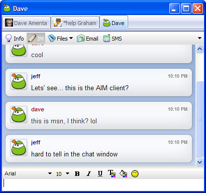 Digsby Chat Window - A screenshot of Digsby, a new multi-net… - Flickr