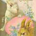 Easter 1912 Easter Lamb & Rabbit MI Embossed Greeting | Flickr - Photo ...