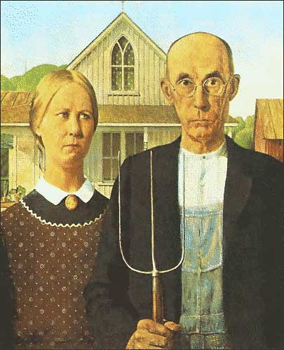 American Gothic (Grant Wood) | uhuru1701 | Flickr