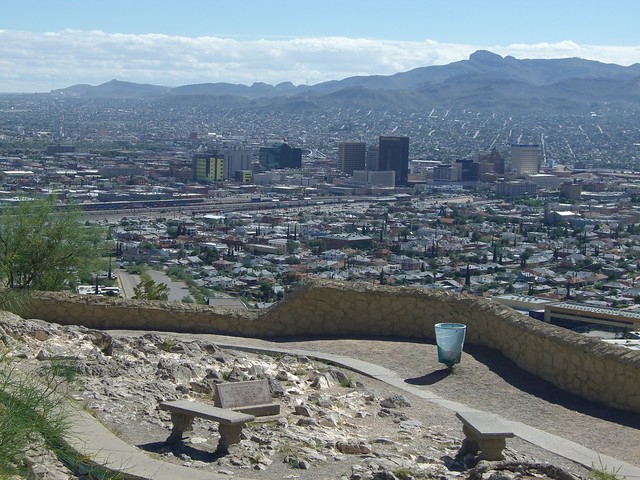 Downtown El Paso, Texas - From Scenic Drive