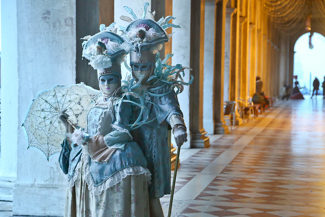 Masked Couple @ Venice Carnivale 2016 | Italy