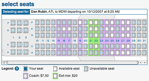 airtran seat assignment
