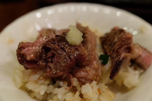 Texas Rib-Steak on garlic rice  18