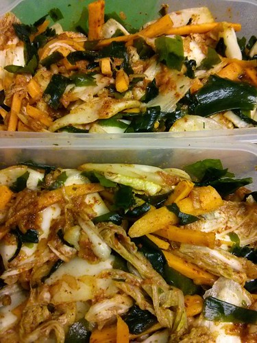 Stir Fry Korean Mat Kimchi 막김치with Rice Cake Ii 韓式炒年糕