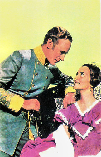Leslie Howard and Olivia De Havilland in Gone with the Wind (1939)