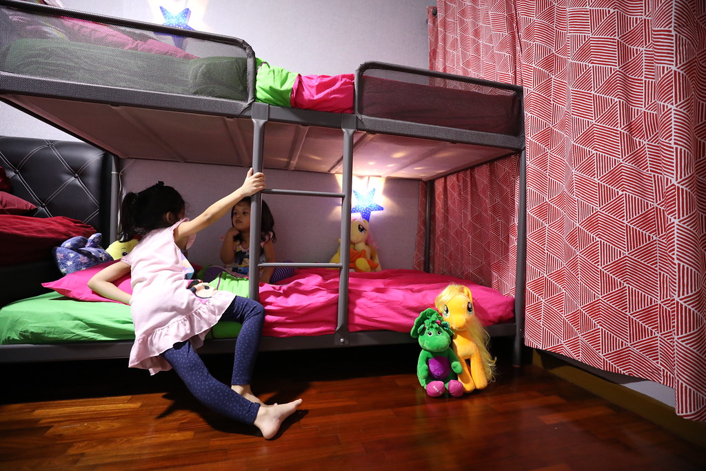 New bed happy kids, bedroom makeover with IKEA Singapore #IKEASG