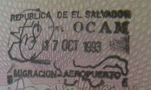 El Salvador Passport Stamp | For the Lonely Planet Collectio… | Flickr