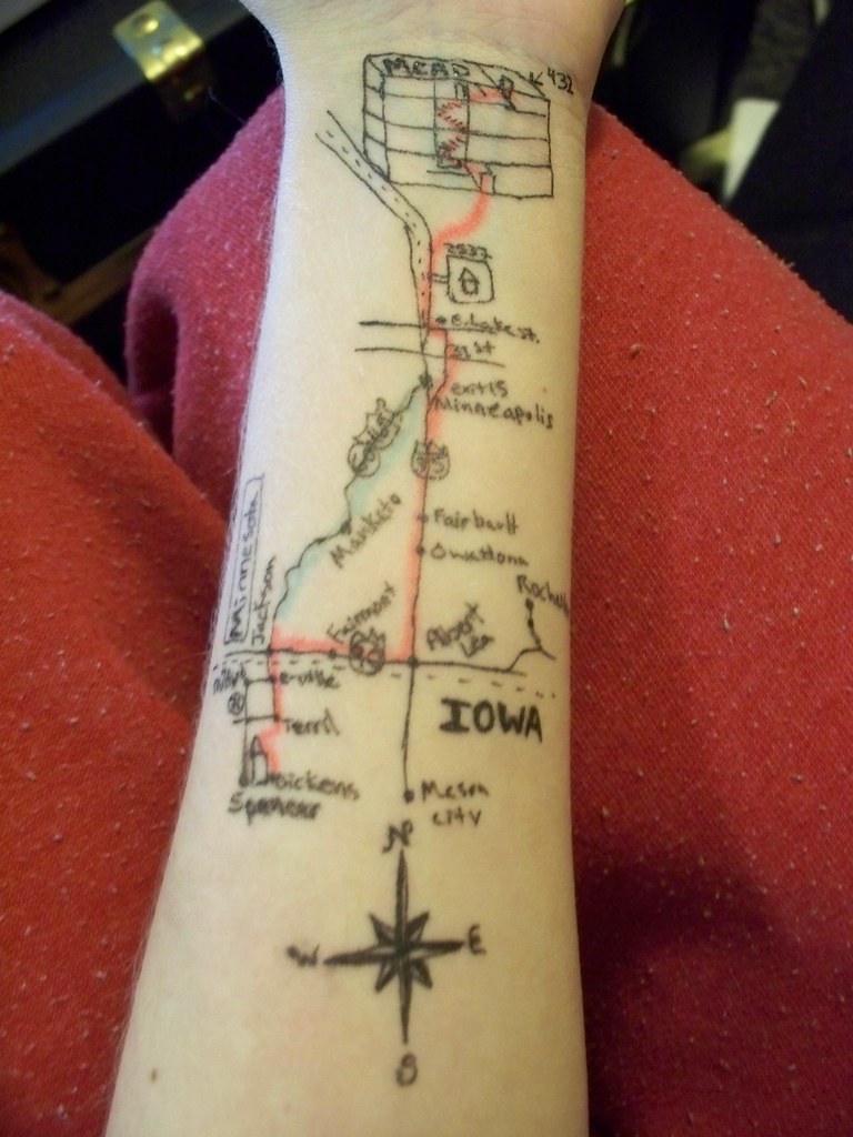 Wrist Map | For our assignment we had to find a map in this … | Flickr