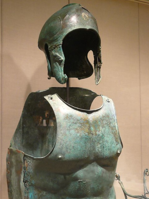Bronze Armor Greek South Italian Apulian 330 BCE with vari    Flickr