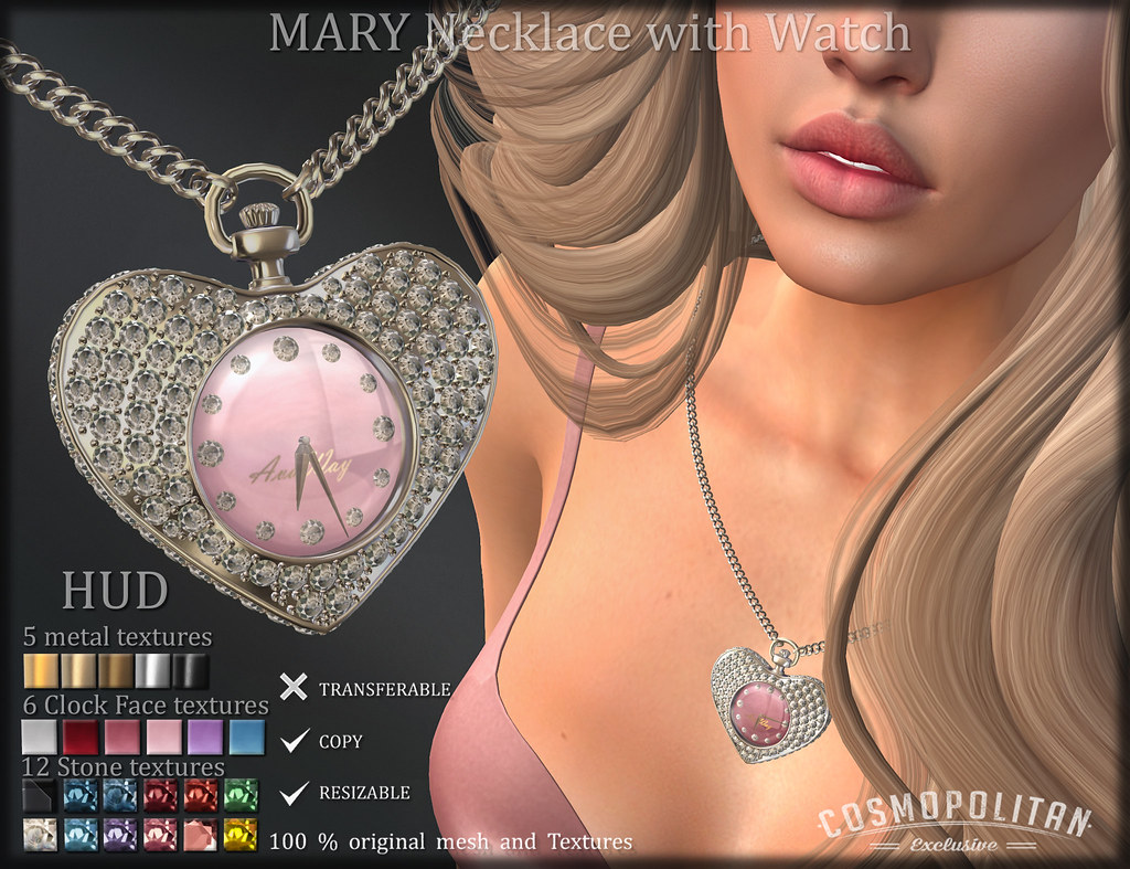 AvaWay MARY Necklace with Watch ads