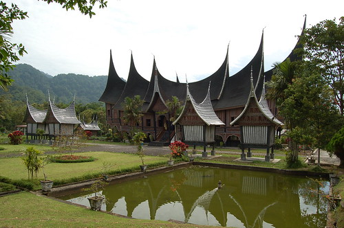 Rumah Gadang, Padang Panjang  The last standing of Rumah Ga 