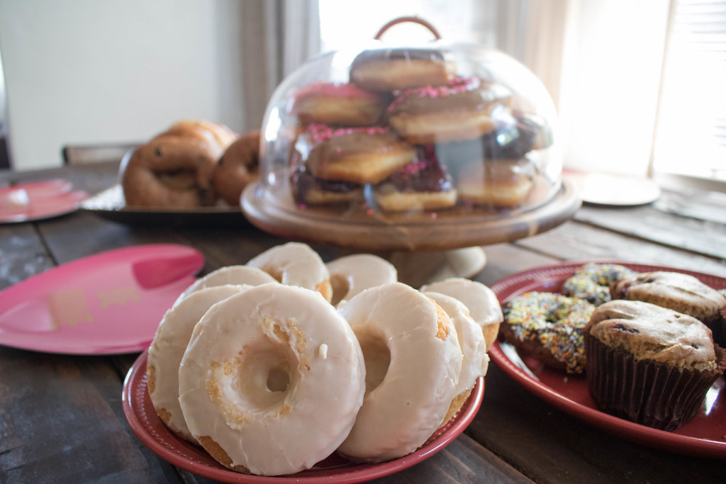 Gluten-full and Gluten-free donuts!