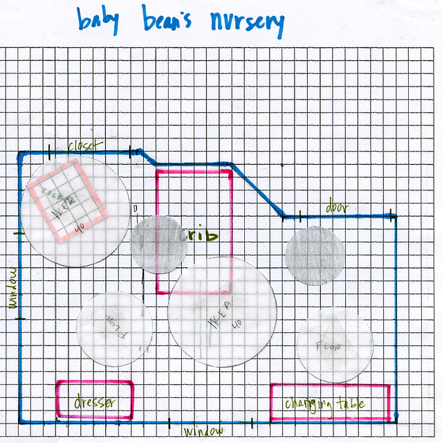 nursery floor plan I made this graph paper on my
