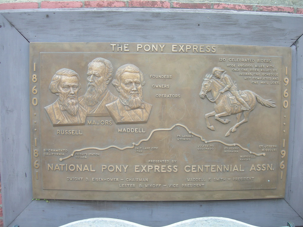 pony express founders