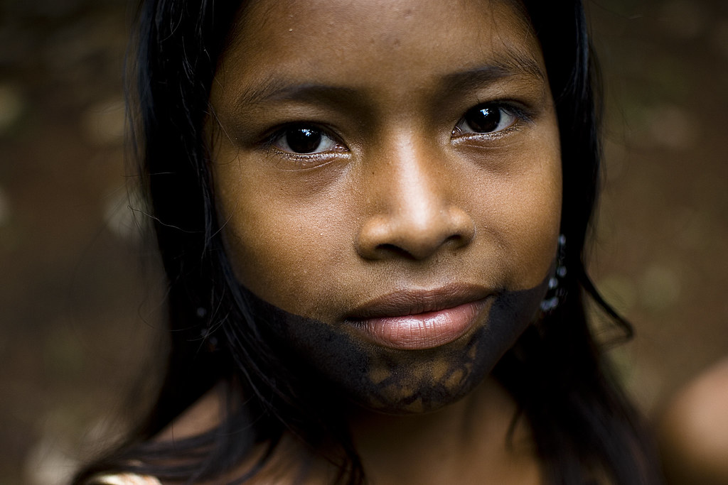 Embera Girl Embera Indians Live In Remote Province Of Pana… Flickr