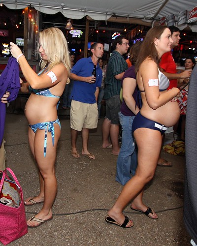 bikini contest pregnant First
