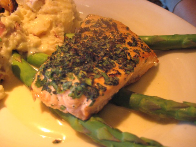 Herb Crusted Salmon @ Cheesecake Factory | Flickr - Photo Sharing!