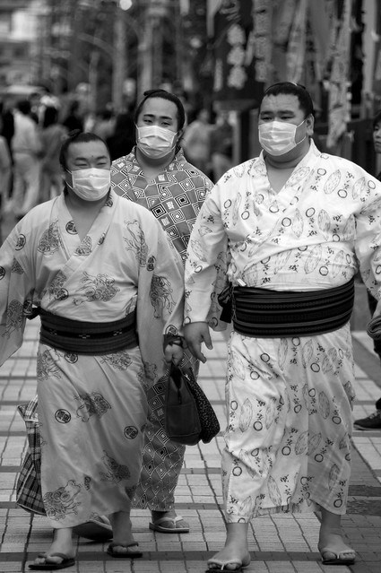 A Sign Of Our Times: Sumo Vs. Swine Flu Threat