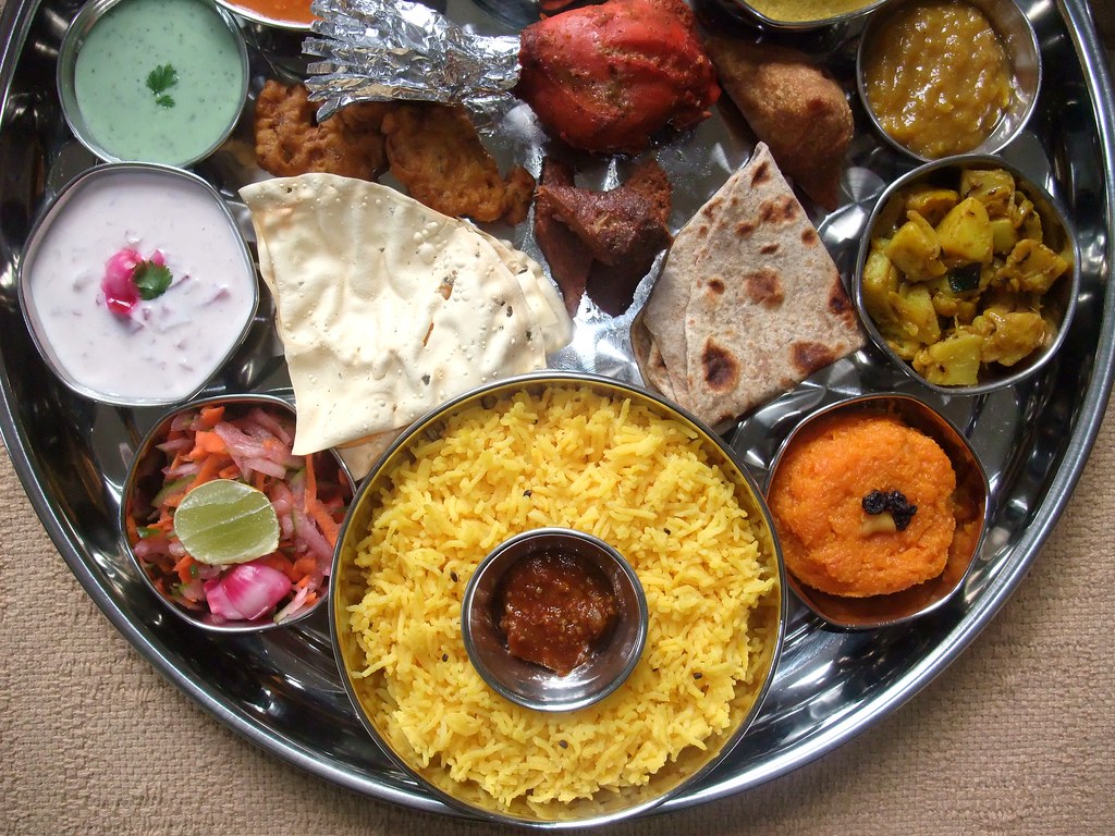 INDIAN FOOD - Punjabi Thali 11 | NORTH INDIAN PUNJABI THALI … | Flickr