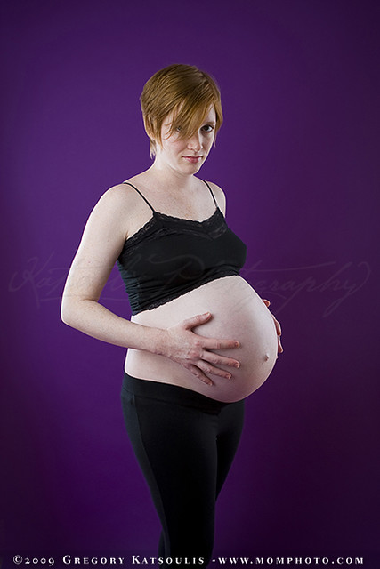 Pregnancy Portrait On Purple Twins02 I Haven T Used My