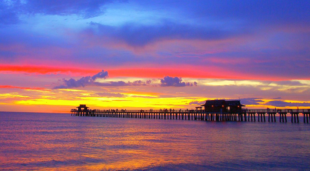 Naples, FL Pier Sunset | Every couple of month or so, I ...