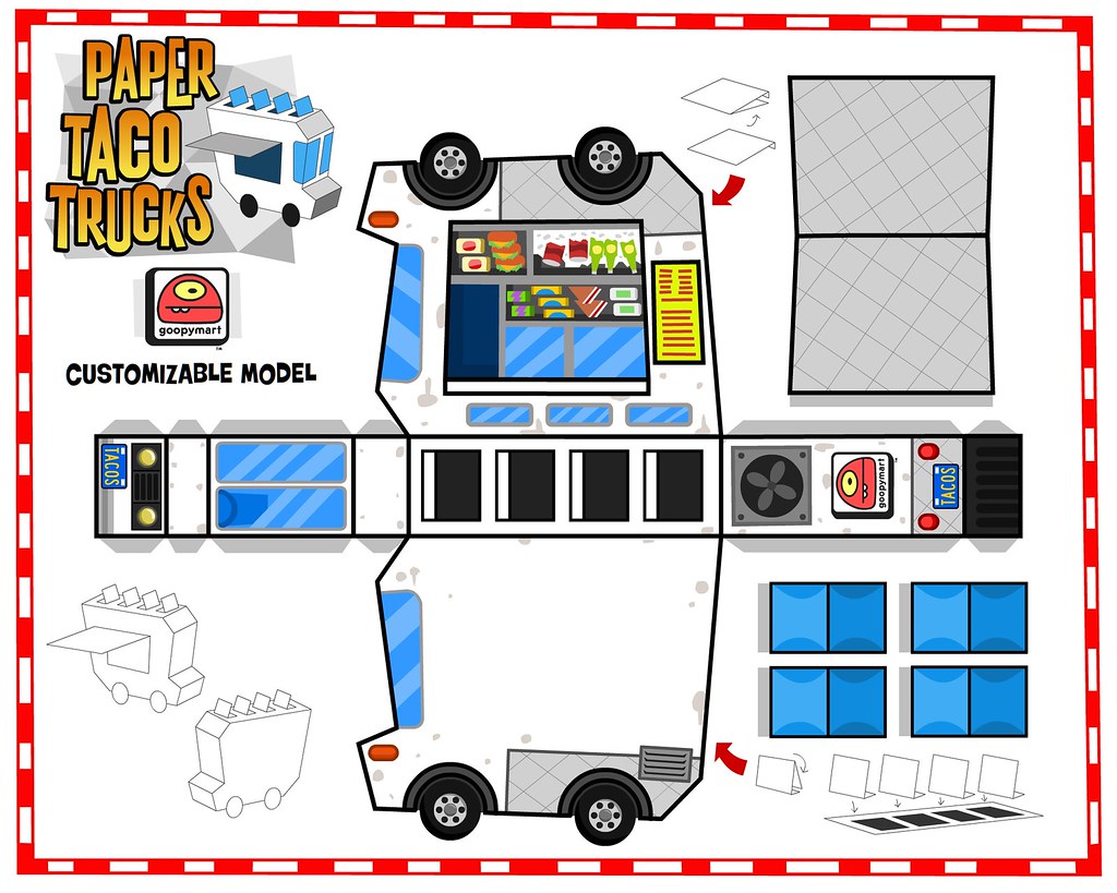 Paper Taco Truck 02 Click On All Sizes Button Above And Do Flickr
