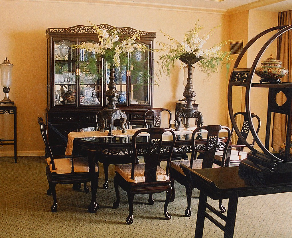 oriental dining room sets