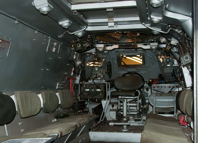 Inside an APC | Armoured personnel carrier - a view inside t… | Flickr