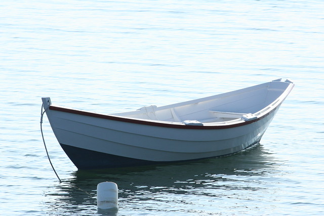 Wooden Boat School-white boat