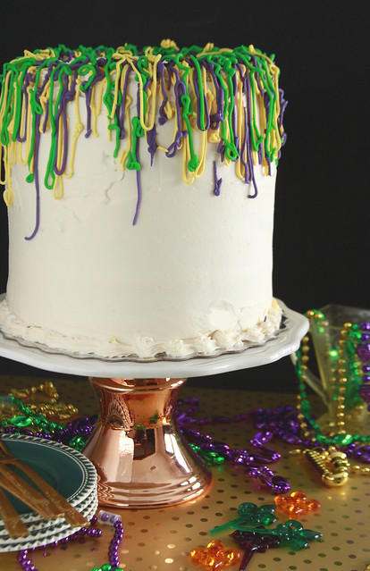 Mardi Gras Party Cake