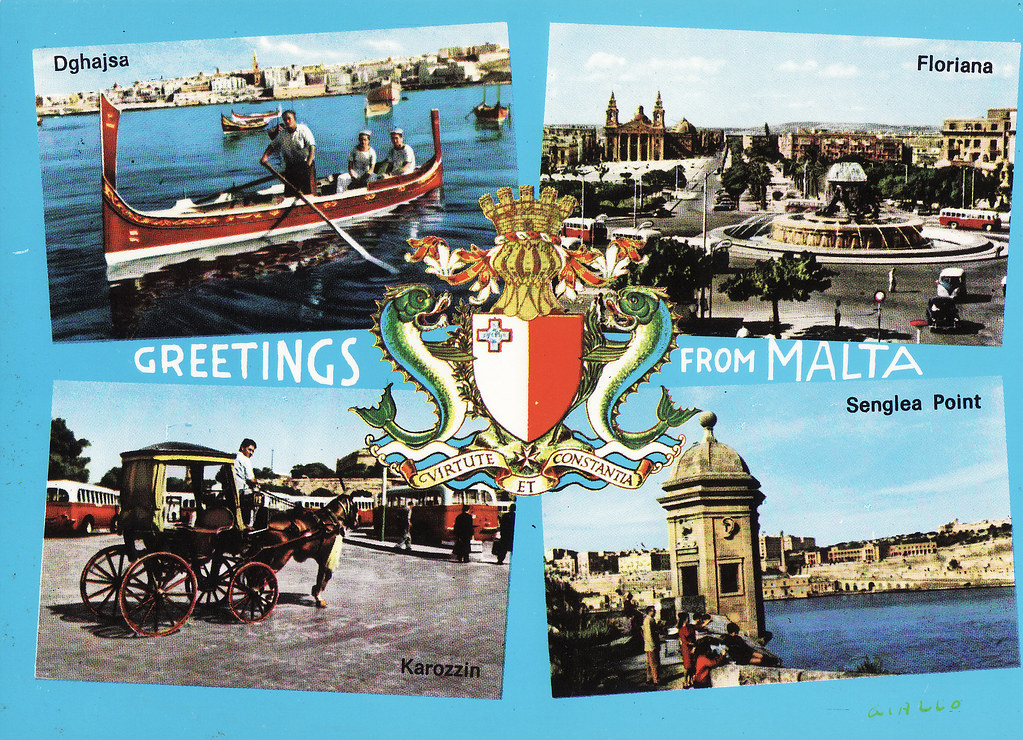 Old postcard - Greetings from MALTA Europe | An old postcard… | Flickr