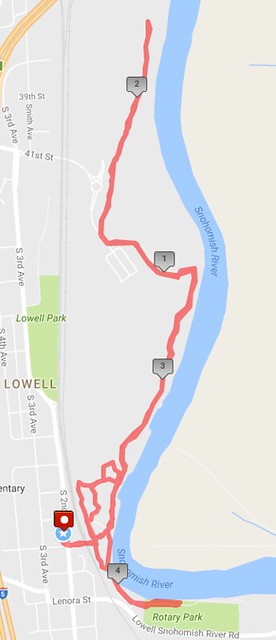 Today's awesome walk, 4.92 miles in 1:34, 10,501 steps