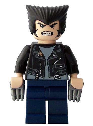 lego wolverine custom minifig minifigure toys marvel leather legos figure motorcycle minifigures thing still second looks flickr