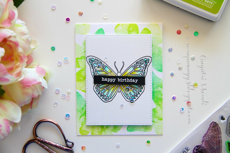 Butterfly card 2