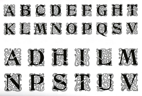 Ornamental Typography Revisited 026 | bibliodyssey.blogspot.… | Flickr