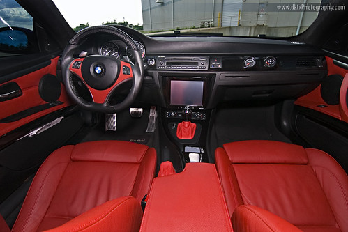 Bmw 335i white with red interior #7